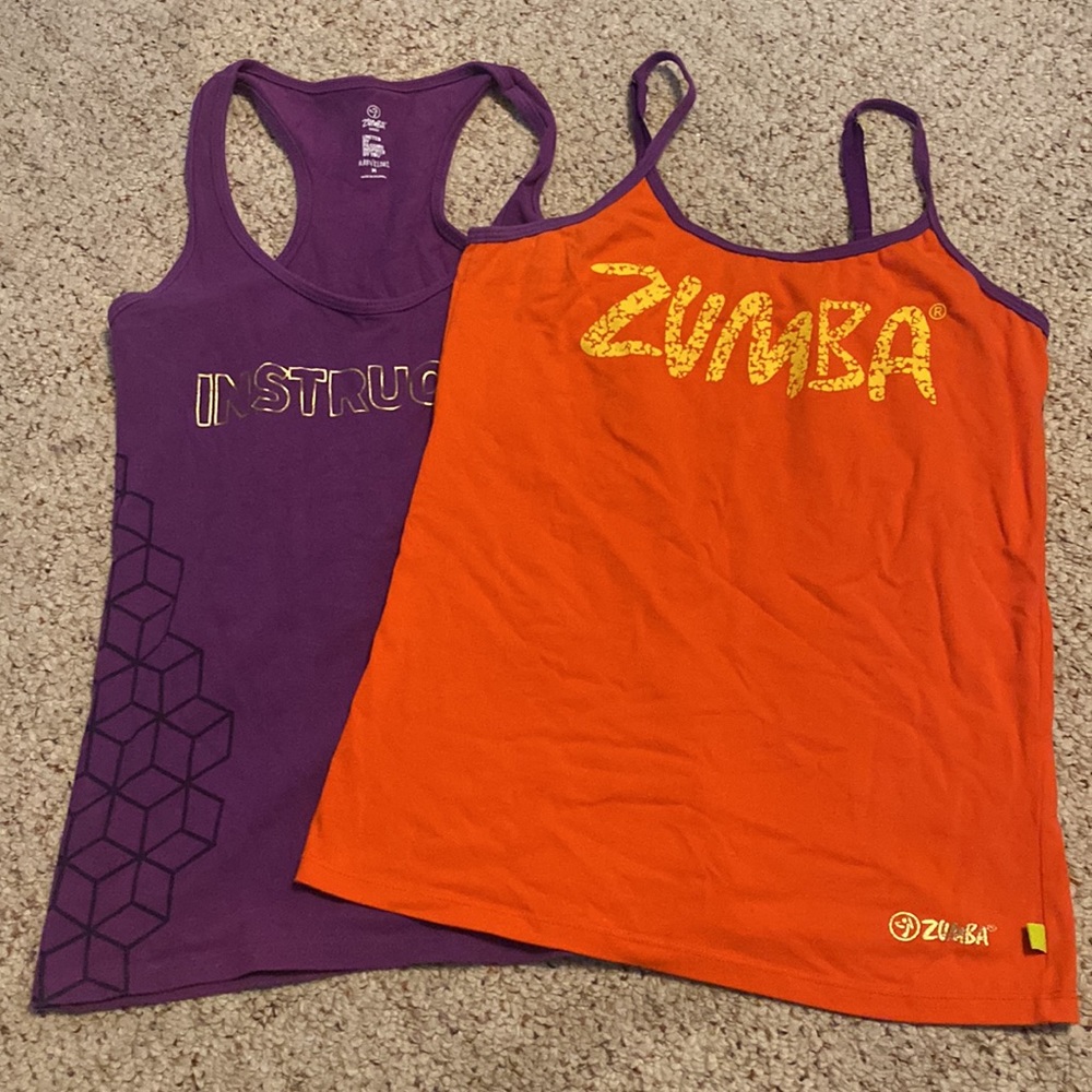 2 Zumba Instructor Tanks medium